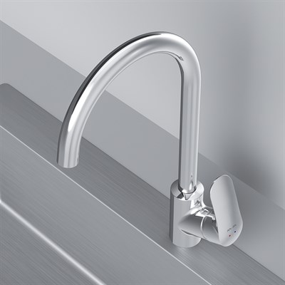 Смеситель AM.PM для кухни LIKE с высоким изливом, хром F8007032 - фото 43638