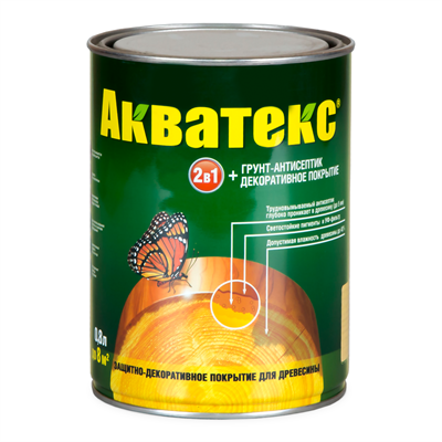 Средство РОГНЕДА АКВАТЕКС-ЭКСТРА защитно-декоративное бесцветное 0,8л - фото 43885