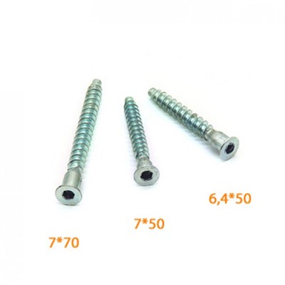 Винт конфирмат SOLLER с внутренним шестигранником 7*50 (2000,50) - фото 44276