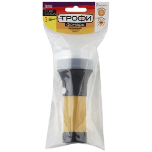 Фонарь ЭРА Трофи TKB 8L +1LED пластик 3хАА полиб - фото 44622