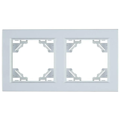Рамка 2-я гориз. ZERA EGP белый 700-0200-226 - фото 44639
