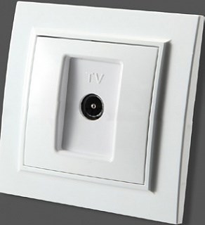 Розетка TV ZERA EGP белый 700-0200-224 - фото 44644