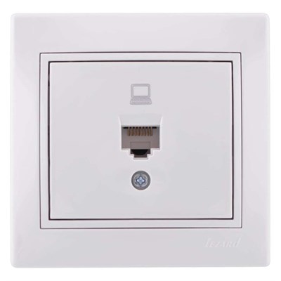 Розетка ZERA EGP белый ком 700-0200-230 (10/60шт) - фото 44645