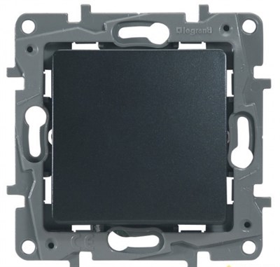 Выключатель LEGRAND Etika 1кл антрацит 672601 - фото 44659