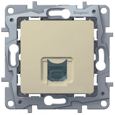 Розетка LEGRAND Etika RJ11 (слоновая кость) 672340 - фото 44698