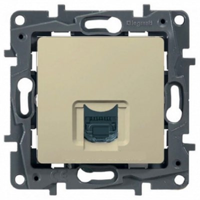 Розетка LEGRAND Etika RJ11 (слоновая кость) 672340 - фото 44699