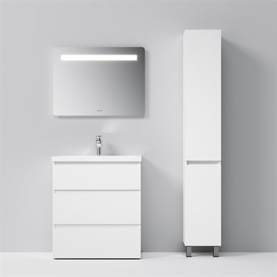 Шкаф-колонна AM.PM GEM S напольный для 3хП, правый, белый глянец M91ACSR0306WG/M91CSR0306WG - фото 44873