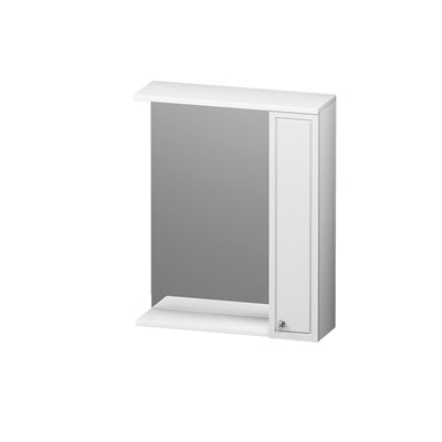 Зеркало DAMIXA RedBlu Palace One частично зеркальн. шкаф,правый,60см,с подсветкой,белый M41MPR0601WG - фото 44884