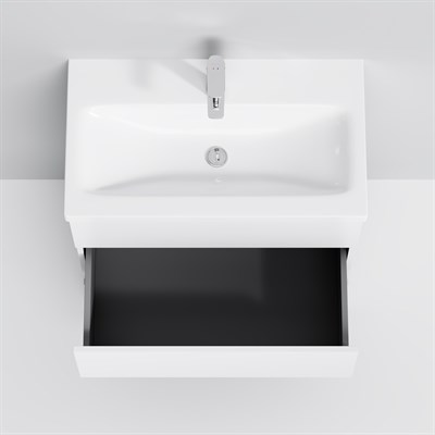 База AM.PM под раковину GEM S напольная 75 см, 3 ящика, белый глянец M91FSX0752WG - фото 45107