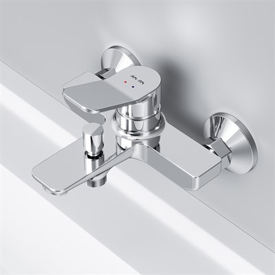 Смеситель AM.PM X-Joy для ванны и душа, излив 164мм, хром F85A10000 - фото 45110