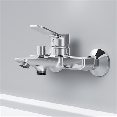 Смеситель AM.PM X-Joy для ванны и душа, излив 164мм, хром F85A10000 - фото 45111