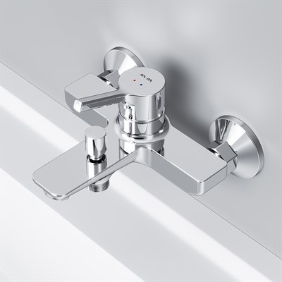 Смеситель AM.PM для ванны и душа X-Joy S, излив 164 мм, хром F85B10000 - фото 45126