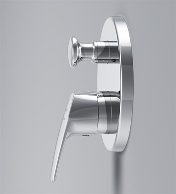 Смеситель AM.PM для ванны и душа Gem монтируемый в стену,хром F9085000 - фото 45138