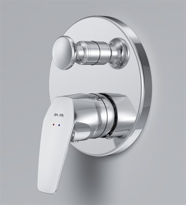 Смеситель AM.PM для ванны и душа Gem монтируемый в стену,хром F9085000 - фото 45140