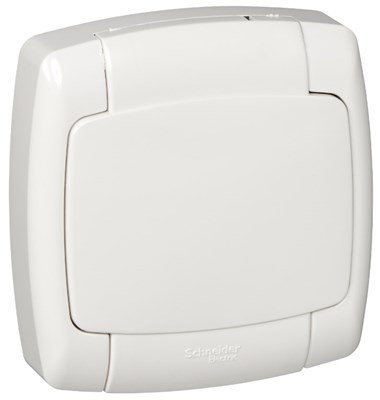 Розетка WESSEN RONDO RS16-126B-BI скр.уст. 1-2К+З со шторками (250В,16А) IP44 - фото 45180