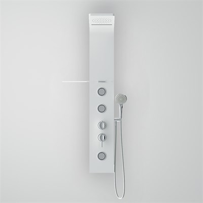 Панель гидромассажная АМ.РМ 3 форсунки пол. д/аксес. верх. душ Joy 1360х320 W85P-2-136AW - фото 45269