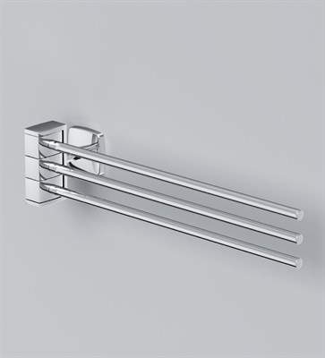 Вешалка-вертушка AM.PM Gem тройная для полотенец A9032700 - фото 45584