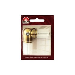 Эркер DELFA 25мм СЭ-25-002-24 золото антик - фото 46012