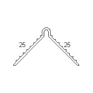 Угол штукатурный ИДЕАЛ 25*25мм 3,0м белый - фото 46050