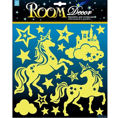 Элемент декоративный ROOM DECOR Светящиеся сказочные единороги RKA 3401 - фото 46096