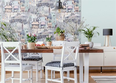 Обои EURO DECOR Monocle декор 7092-04 виниловые 1,06*10,05м (1упак-6рул) - фото 46537