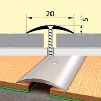 Стык 20мм 1,8 алюминий - фото 46619