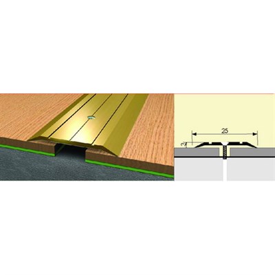 Узкий стык 25мм 0,9 бронза - фото 46874