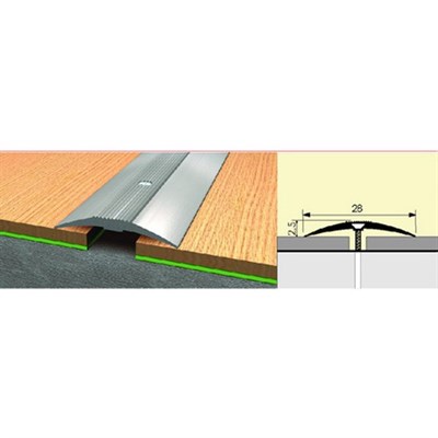 Универсальный стык 28мм 0,9 дуб беленый - фото 46933