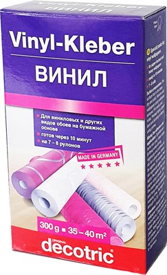 Клей PUFAS обойный DECOTRIC виниловый 20х300гр 027312092 - фото 47078