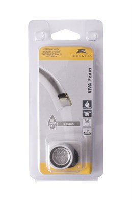 Аэратор RUBINETA 20х1 для смесителей VIVA 636774/636774B - фото 47116