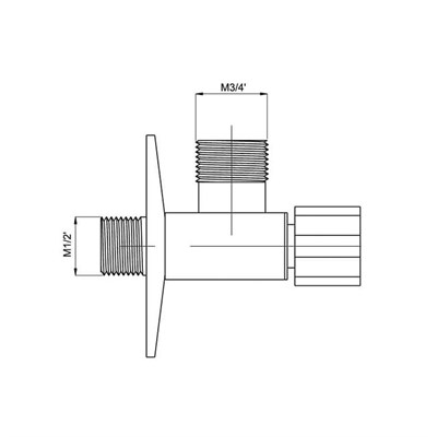 Вентиль 1/2*3/4 662012 - фото 47120