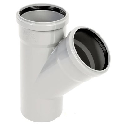 Тройник косой SANTEHPLAST 100/100 (к) - фото 47613