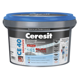 Затирка CERESIT CE40 2кг Silica Active Манхеттен - фото 47863