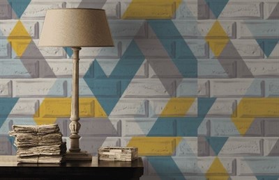 Обои EURO DECOR Real Kirpichi декор 9050-05 виниловые 1,06*10,05м (1упак-6рул) - фото 48421