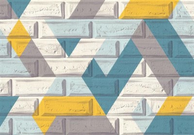 Обои EURO DECOR Real Kirpichi декор 9050-05 виниловые 1,06*10,05м (1упак-6рул) - фото 48422