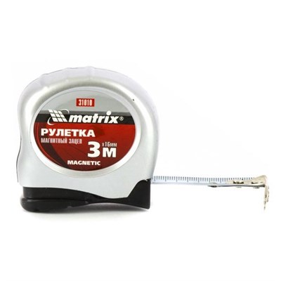 Рулетка MATRIX Magnetic 3м*16мм арт.31010 - фото 48463