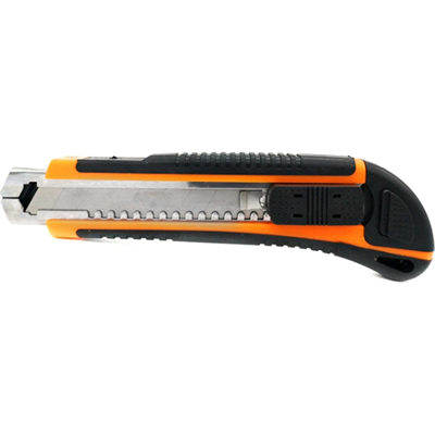 Нож ВИХРЬ 18 мм , двухкомпонентный корпус, автоматический фиксатор 73/10/10/4 - фото 48738