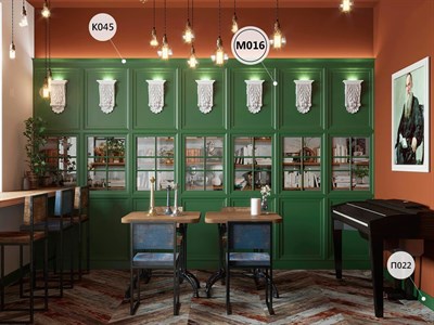 Молдинг М16 64х19 2000мм, Экополимер/13 - фото 49155