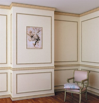 Багет интерьерный Венский лес 157-6 2,4м Молдинг 30, цв. дуб беленый/42 - фото 49799