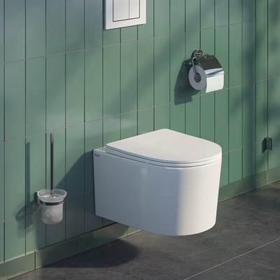 Унитаз IDDIS STONE подвесной, безободковый STORDSEi25 - фото 50036