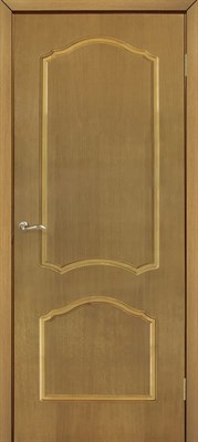 Полотно ОМИС дверное Каролина ПГ 700*2000*40 дуб натуральный тонированный - фото 50252