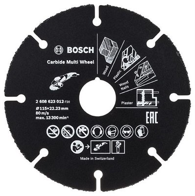 Круги отрезные BOSCH по дереву для УШМ 115 ММ 2608623012 - фото 50329