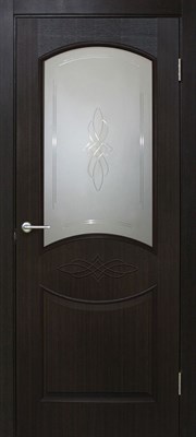 Полотно ОМИС дверное Даниэлла КР (пленка ПВХ) 700*2000*34 венге - фото 50338