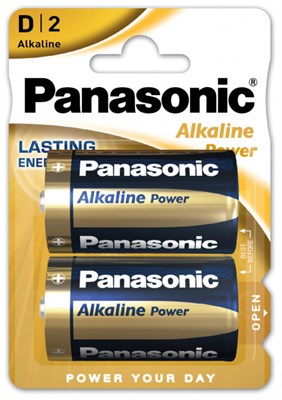 Батарейка PANASONIC Alkaline Power LR20APB/2BP тип D - фото 51096