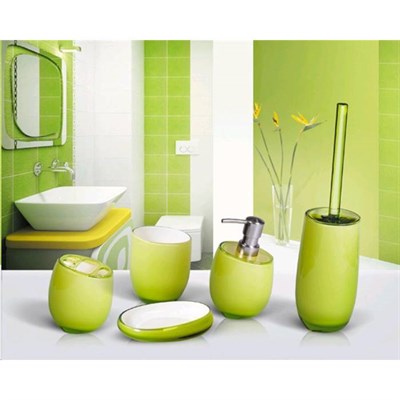 Стакан Tatkraft REPOSE GREEN для ванной комнаты ударопрочный акрил12318 - фото 51116