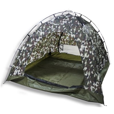 Палатка 3 мест. Комбат( 350*210*135см) мат190Т,PU3000мм вс циф.камуф 102042Т - фото 51429