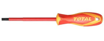 Отвёртка TOTAL диэлект. SL6.5 150мм 1000Вт CR-V THTIS6150 - фото 51728