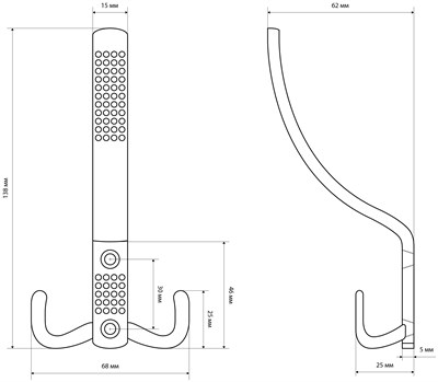 Крючки HK 212 - фото 51884