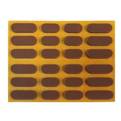 Демпфер СТРОЙБАТ fix-o-mol звукопогл.самокл.коричневый(24шт) 24649/3566412 - фото 51910