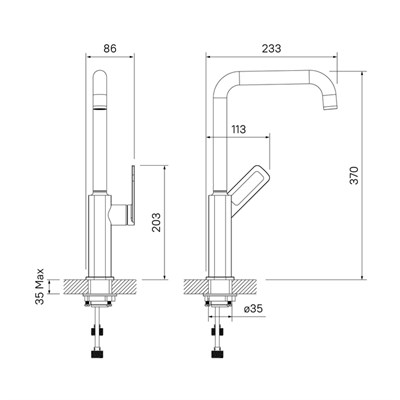 Смеситель IDDIS для кухни SLIDE SLISB00i05 - фото 52401